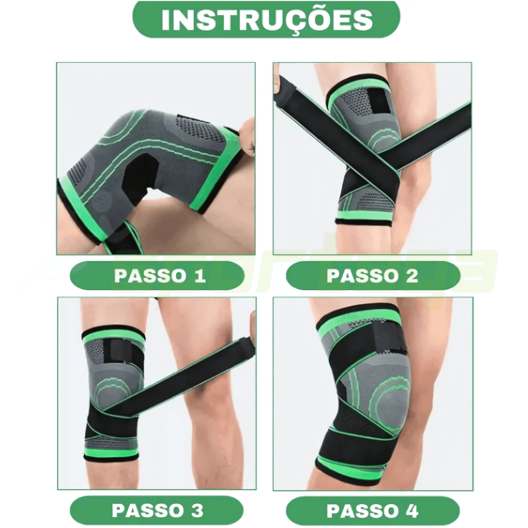 JoelhoComfort - Joelheira Ortopédica de Compressão (COMPRE 1 LEVE 2)!