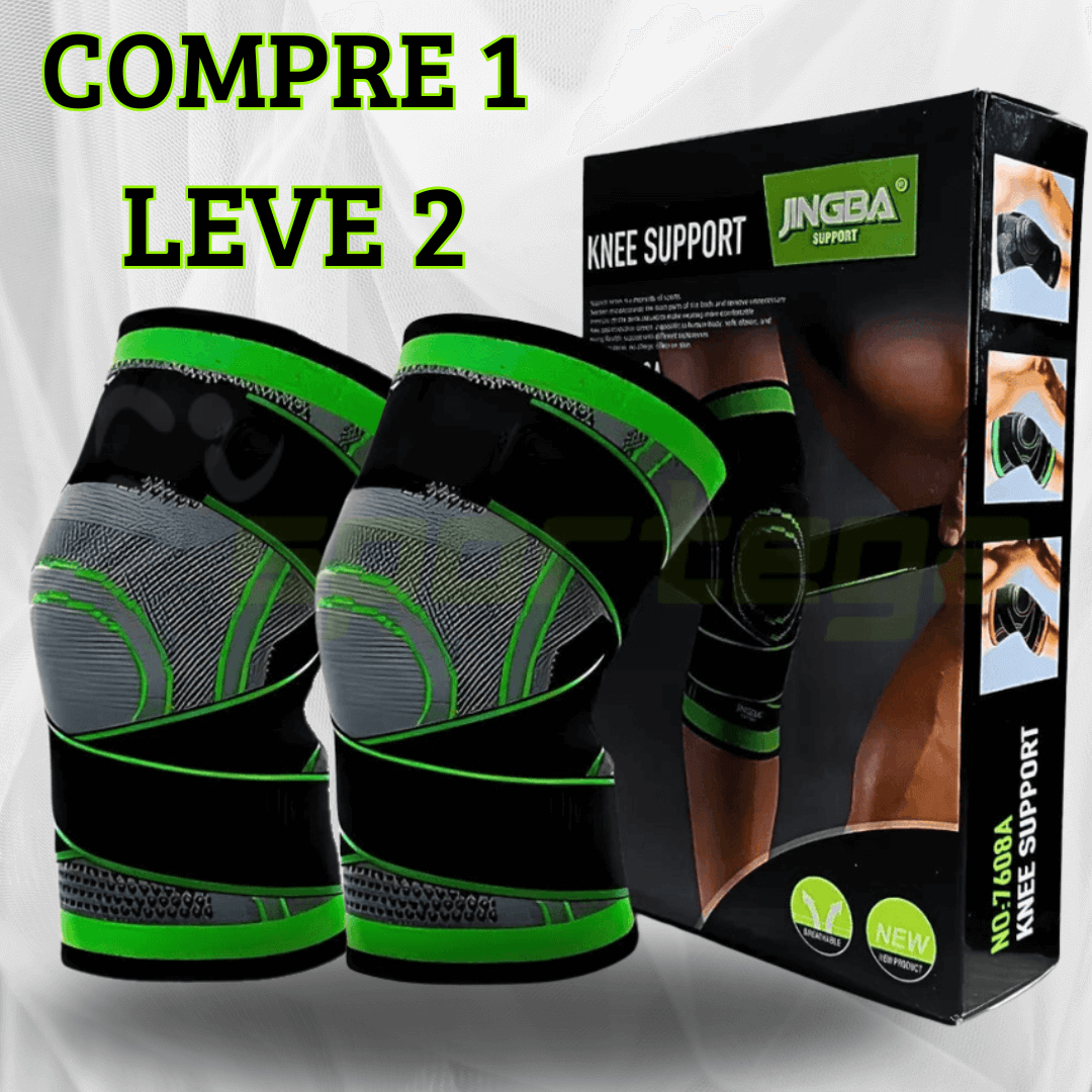 JoelhoComfort - Joelheira Ortopédica de Compressão (COMPRE 1 LEVE 2)!