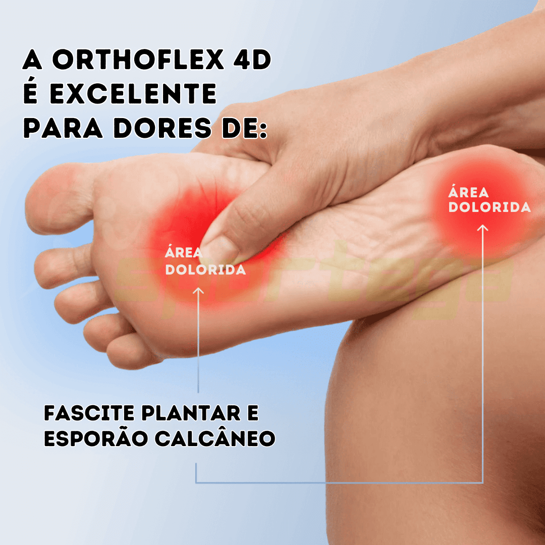 OrthoFlex 4D – Acabe com Dores nos Pés e Caminhe com Conforto!
