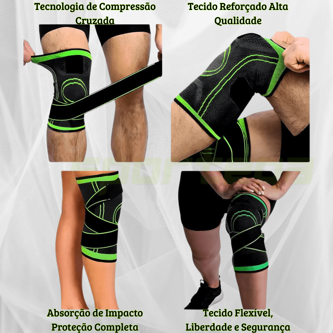JoelhoComfort - Joelheira Ortopédica de Compressão (COMPRE 1 LEVE 2)!