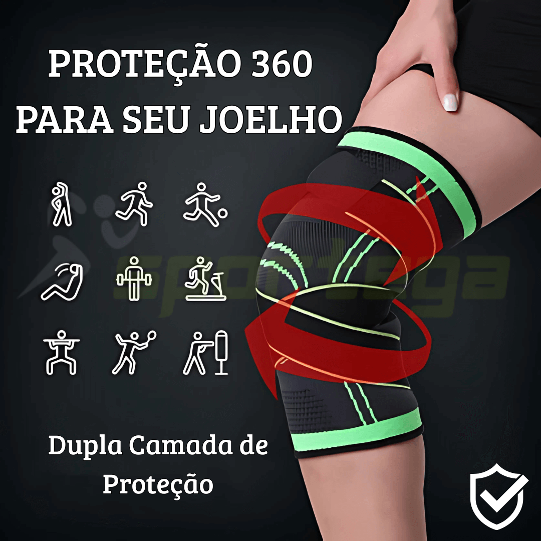 JoelhoComfort - Joelheira Ortopédica de Compressão (COMPRE 1 LEVE 2)!