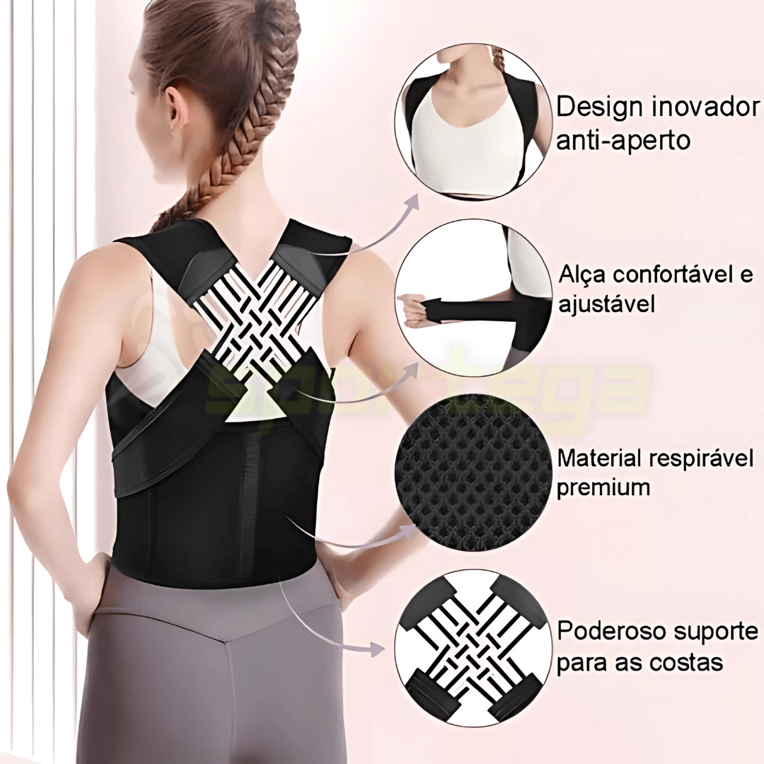 PostureEase - 60% OFF HOJE! Compre 2 e Pague Apenas 1 + Frete Grátis!