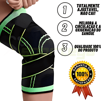 JoelhoComfort - Joelheira Ortopédica de Compressão  (COMPRE 1 LEVE 2)!