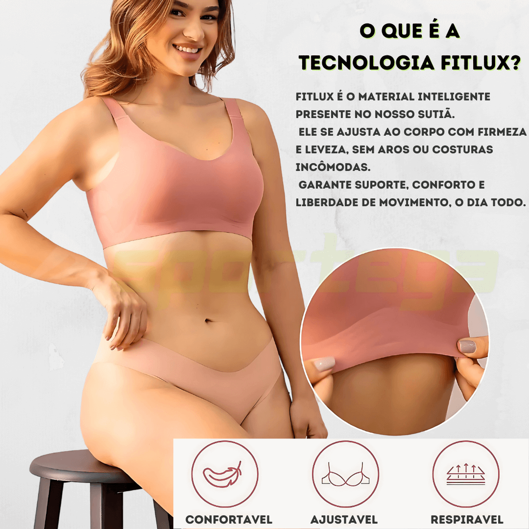 FitLux – O Sutiã Modelador que Valoriza Seu Corpo com Conforto!