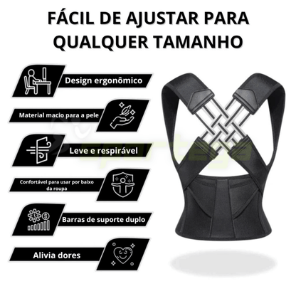 PostureEase - 60% OFF HOJE! Compre 2 e Pague Apenas 1 + Frete Grátis!