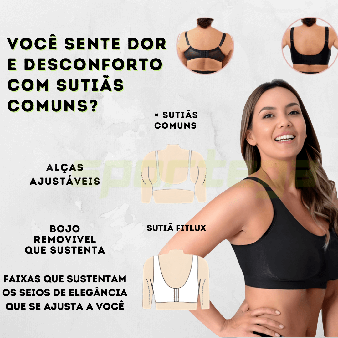 FitLux – O Sutiã Modelador que Valoriza Seu Corpo com Conforto!