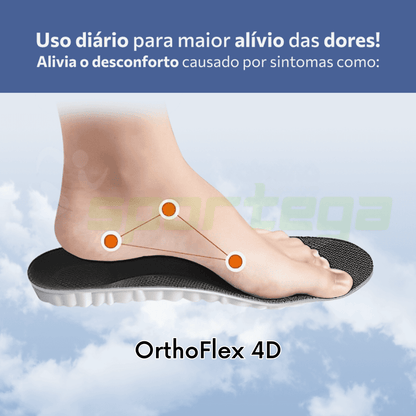 OrthoFlex 4D – Acabe com Dores nos Pés e Caminhe com Conforto!