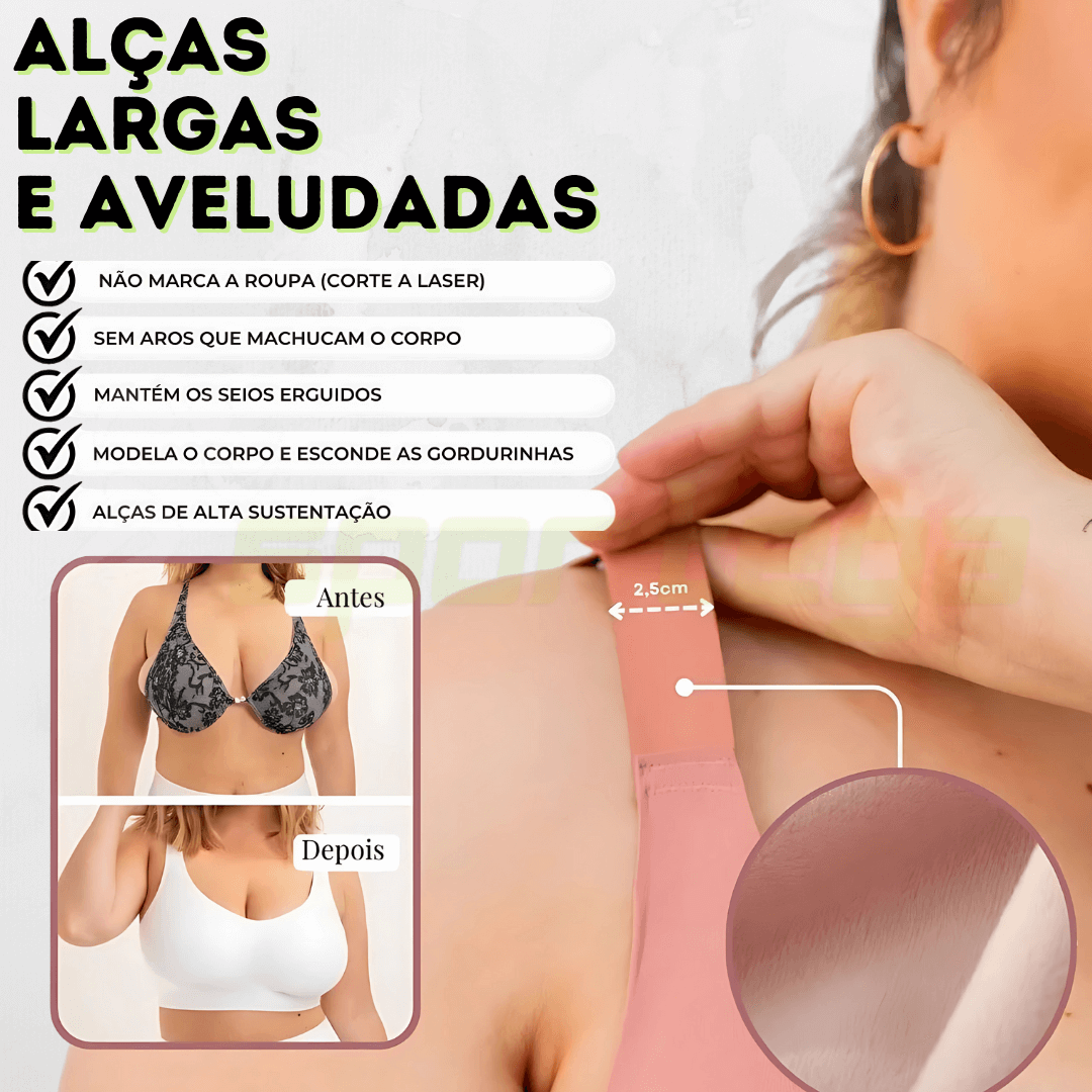 FitLux – O Sutiã Modelador que Valoriza Seu Corpo com Conforto!