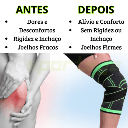 JoelhoComfort - Joelheira Ortopédica de Compressão  (COMPRE 1 LEVE 2)!