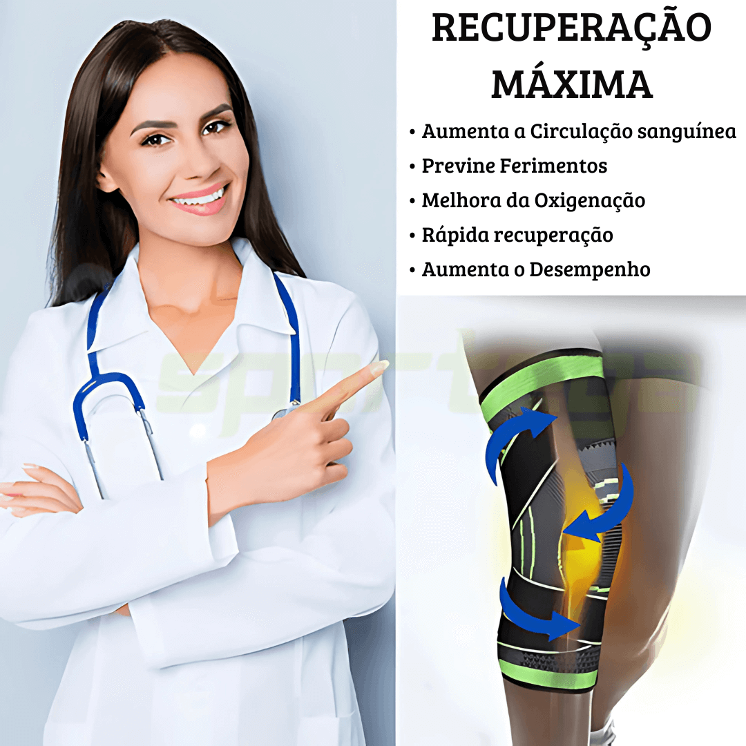 JoelhoComfort - Joelheira Ortopédica de Compressão  (COMPRE 1 LEVE 2)!