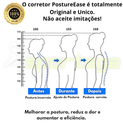 PostureEase - 60% OFF HOJE! Compre 2 e Pague Apenas 1 + Frete Grátis!