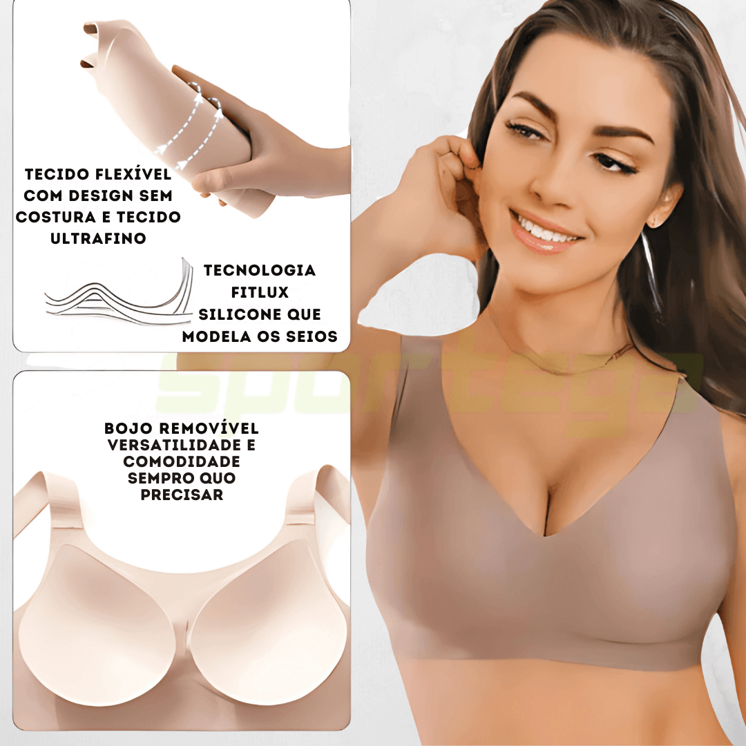 FitLux – O Sutiã Modelador que Valoriza Seu Corpo com Conforto!