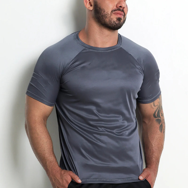 Camiseta Raglan Masculina Dry Fit