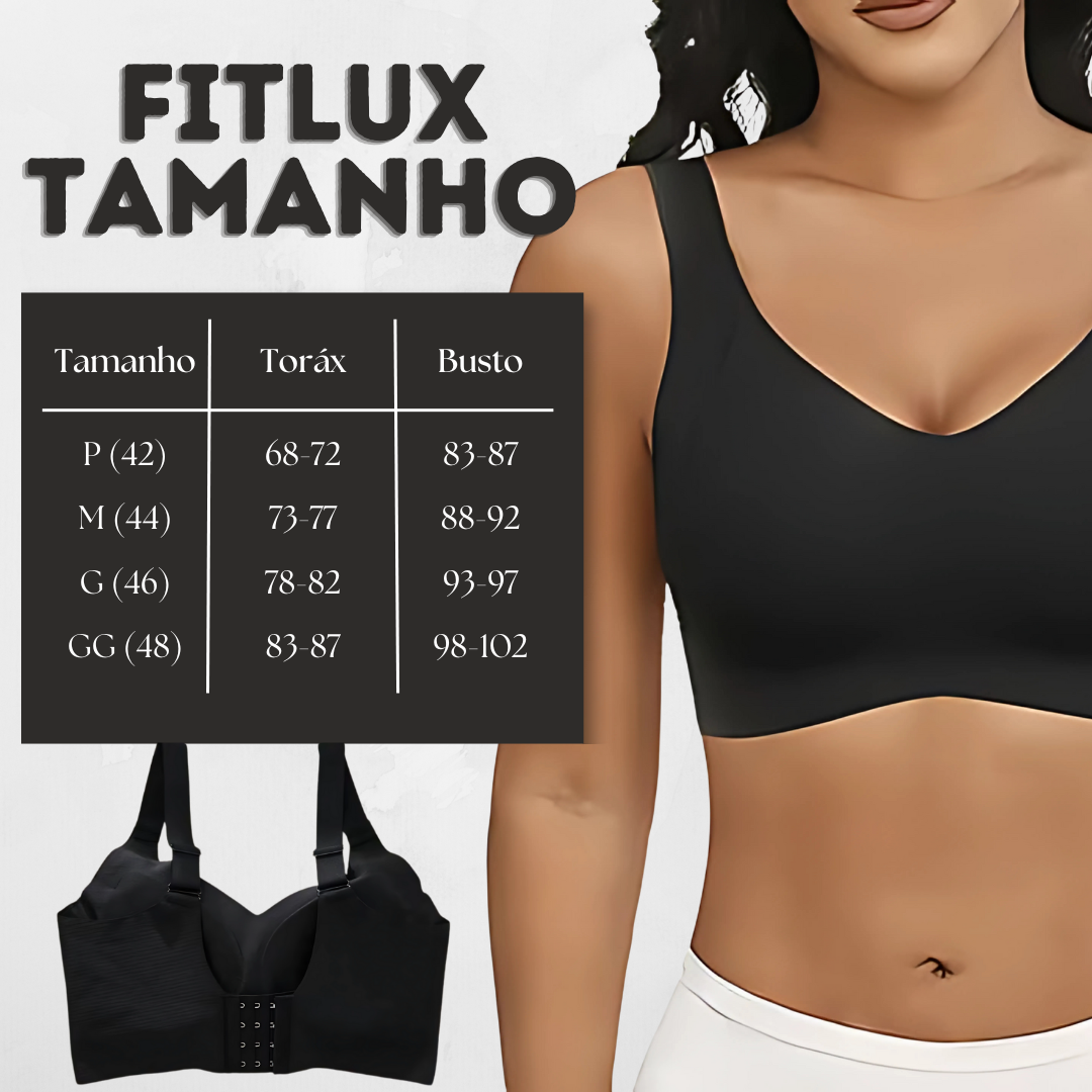 FitLux – O Sutiã Modelador que Valoriza Seu Corpo com Conforto!