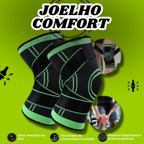 JoelhoComfort - Joelheira Ortopédica de Compressão  (COMPRE 1 LEVE 2)!