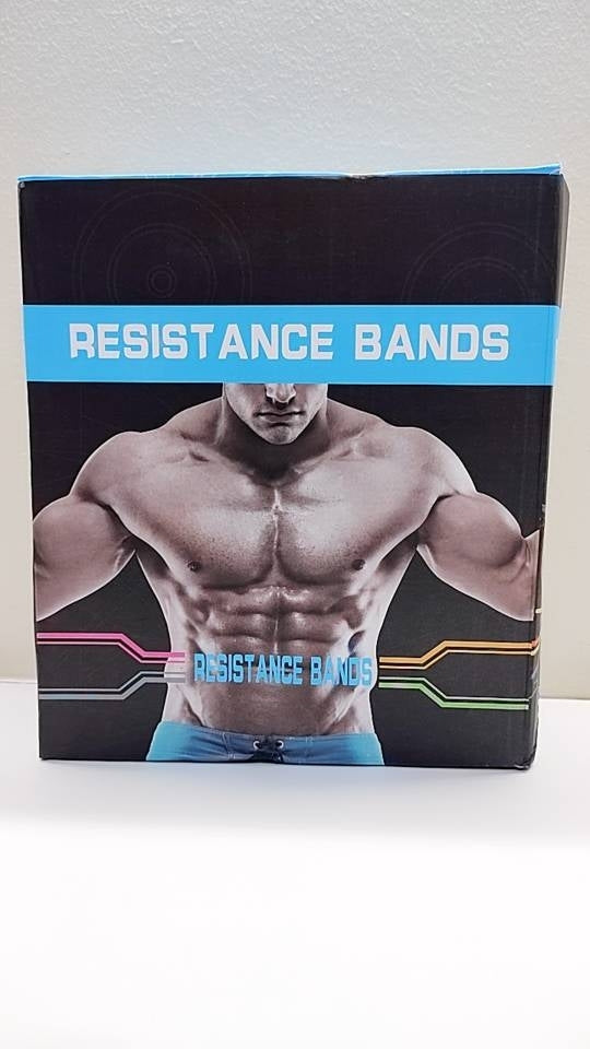 Conjunto de Faixa Elástica Esportiva 100 lbs resistência 150 kg