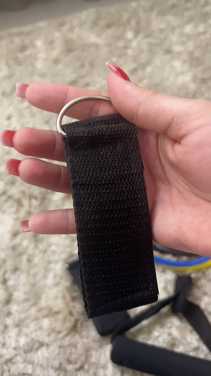 Conjunto de Faixa Elástica Esportiva 100 lbs resistência 150 kg