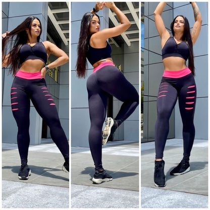 Conjunto calça legging Top fitness