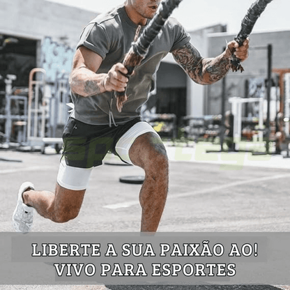 Shorts PowerFit 2 em 1 ( LEVE 3 PAGANDO 2! )